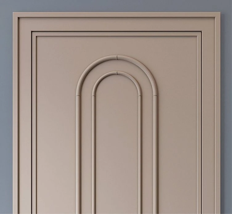 Door decor with corner elements MLD-027U-1 and MLD-027U-2