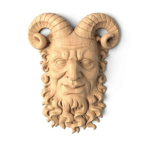 Carved Maskron M-011