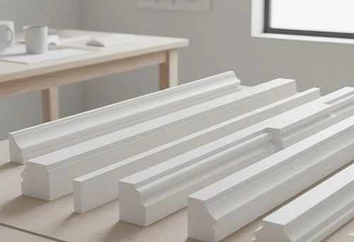 MDF cornices for painting in classic design for a modern interior