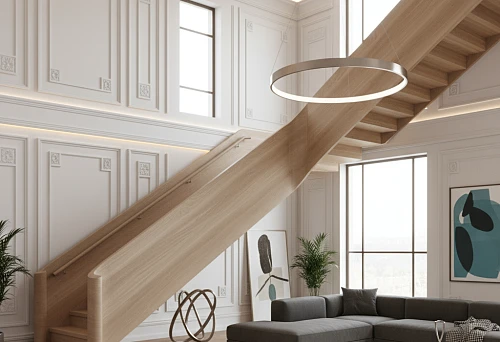 Wall moldings and wooden balusters: the art of creating an elegant interior