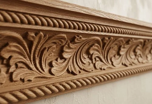 Frame Profile with classic floral ornament