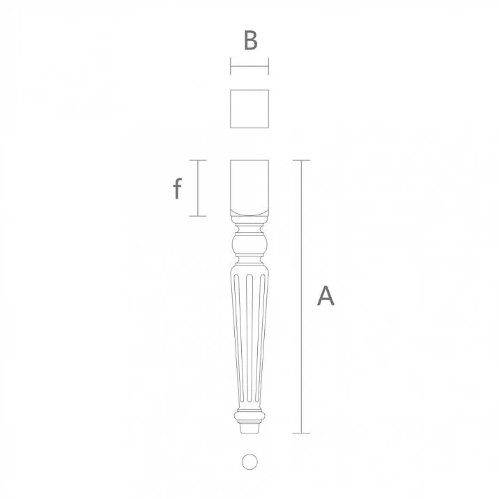 Chair leg drawing