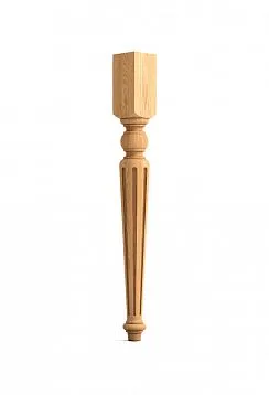 Carved wooden table leg MN-031