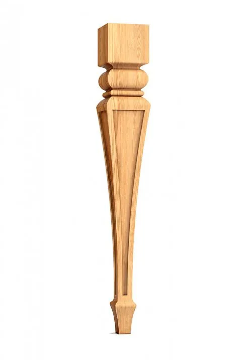 Oak leg for console