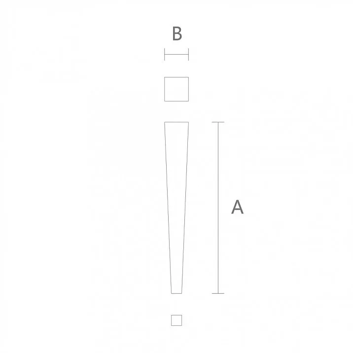 Drawing of the modern leg MN-146