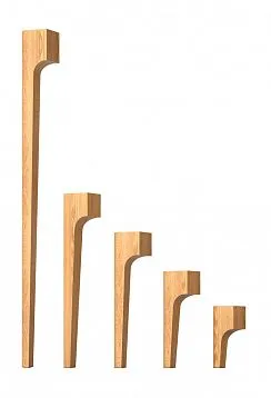 Wooden leg MN-186 for all types of furniture