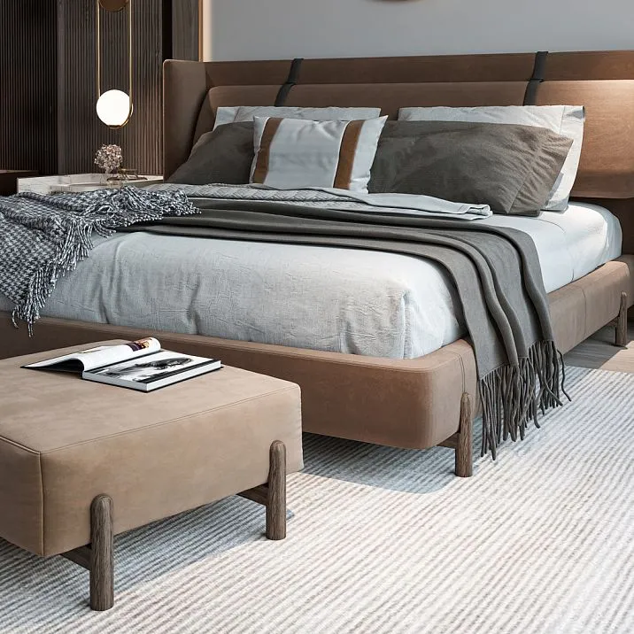 Wooden furniture legs for beds, ottomans, nightstands