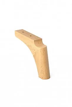 Short legs for furniture made of solid wood