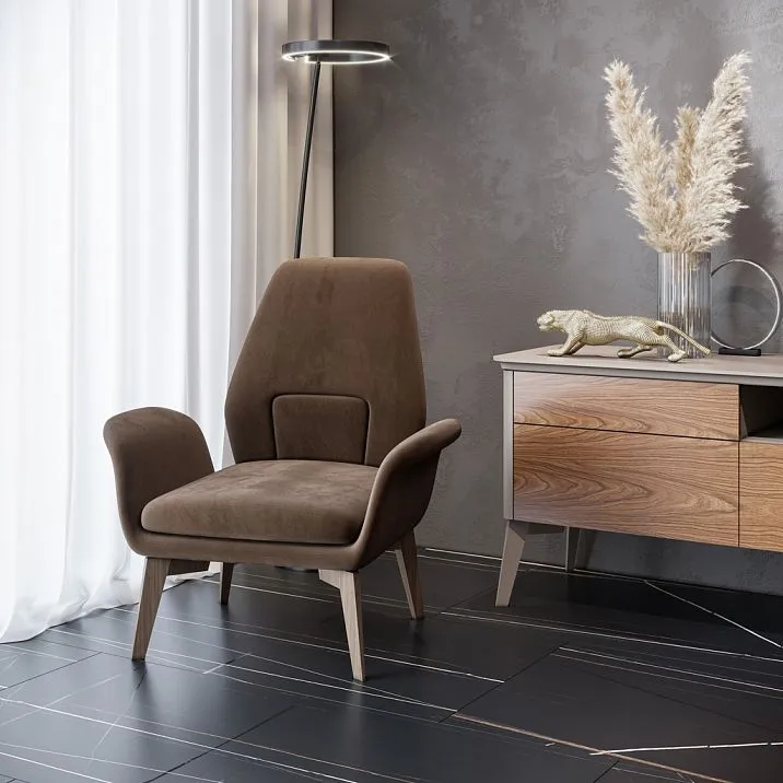 Geometric Furniture Leg MN-215 photo in interior for chair