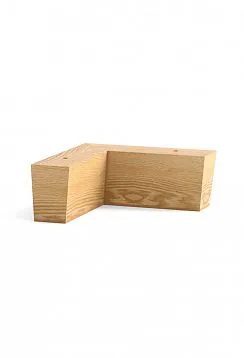 Wooden legs, corner, for various furniture MN-219, cabinet, bedside table, chair