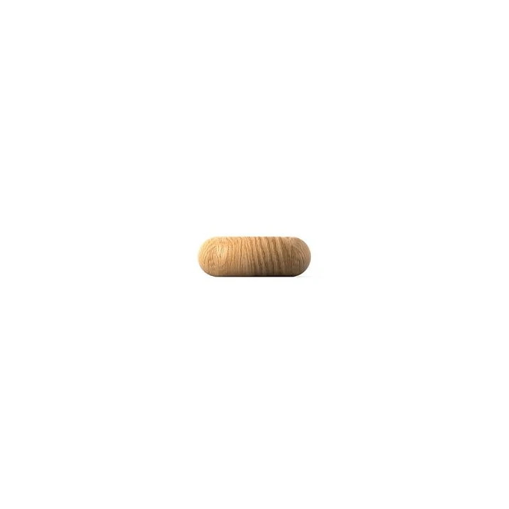 Decorative wooden bushing KN-009 with mounting hole for rod