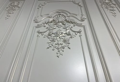 Decorative MDF Panel with Relief Ornament in Classic Style