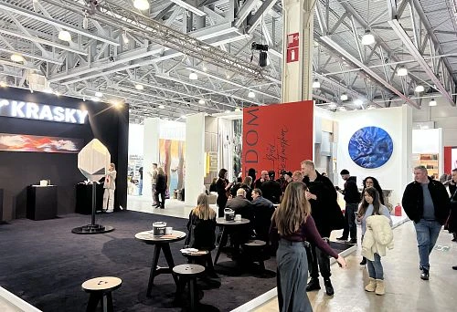 International design exhibition ARTDOM 2026 in Moscow &mdash; general view of Crocus Expo exhibition hall