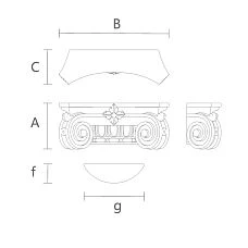 Column Capital KL-059 Drawing