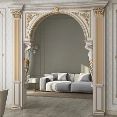 Wooden Capitals in Interior Design Photos