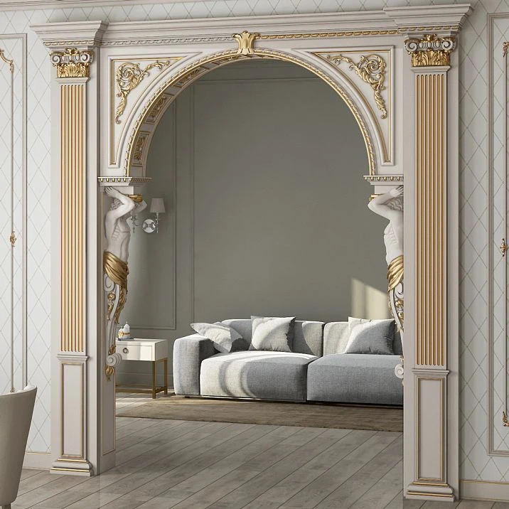 Wooden Capitals in Interior Design Photos