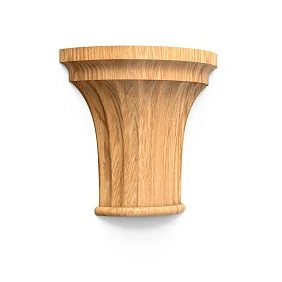 Wooden capital KL-062