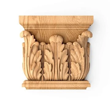 Wooden Capital KL-001.02 for PLM Pilasters