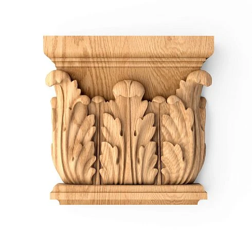 Wooden Capital KL-001.02 for PLM Pilasters