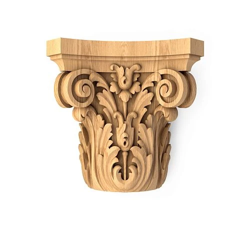 Wooden capital KL-043.01