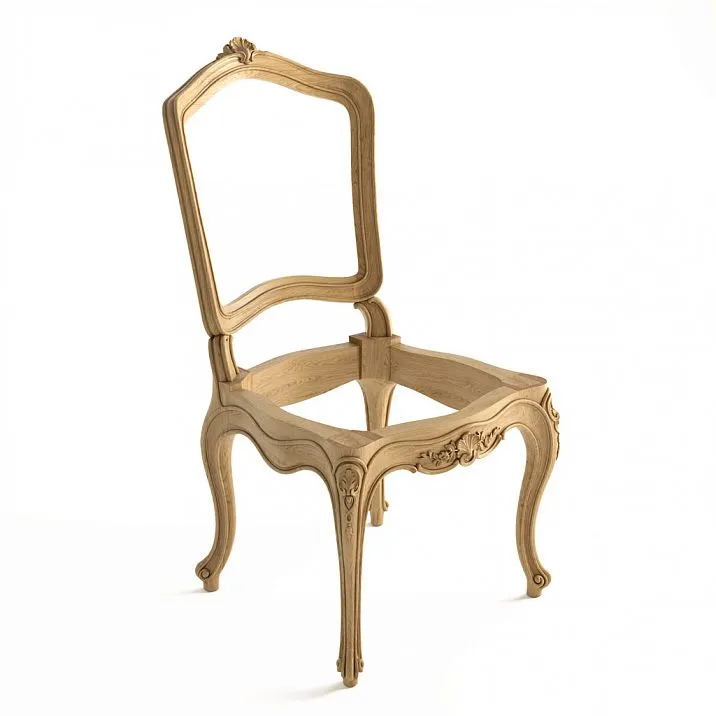 Wooden chair frame STU-007