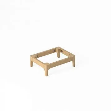 Nightstand frame STL-026-12 made of solid oak and beech