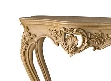 Carving on the legs of the console frame. STL-015 pedestal