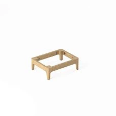 Nightstand frame STL-026-12 made of solid oak and beech