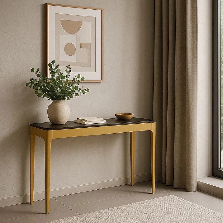Modern interior with the use of console frame STL-026-4