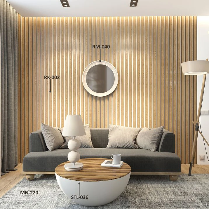 Interior with modern hemispherical base STL-036