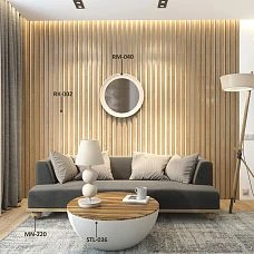 Interior with modern hemispherical base STL-036