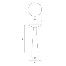 STL-040 table drawing