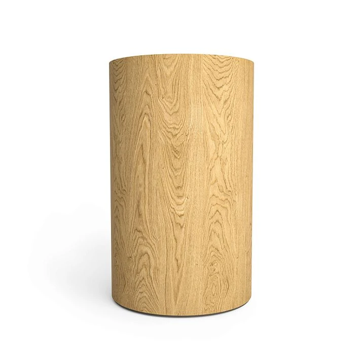 Table base STL-042 from MDF with oak and beech Prestige imitation under enamel, cylindrical shape 450&times;740 mm