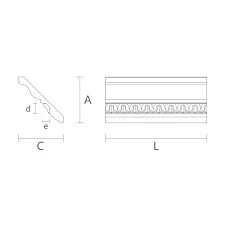 Crown with insert KZ-001-4 drawing