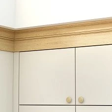 Wooden crown KZ-009 for furniture decoration. Furniture crown.