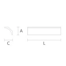 Cornice KZ-016 drawing