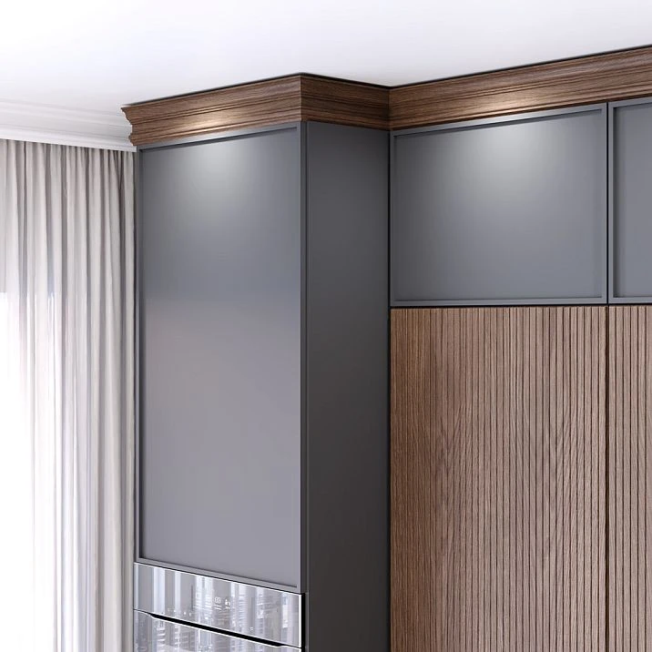 MDF cornice KZ-M-008 view in interior