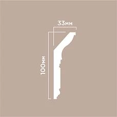 Cornice L1902M POLYSTYRENE HI WOOD drawing