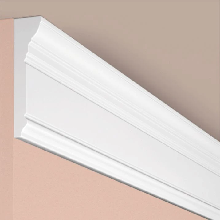 Cornice M1702 POLYSTYRENE HI WOOD 70mm x 18mm x 2.0m &mdash; buy a narrow ceiling cornice made of polystyrene for minimalist interiors in Stavros