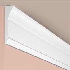 Cornice M1702 POLYSTYRENE HI WOOD 70mm x 18mm x 2.0m &mdash; buy a narrow ceiling cornice made of polystyrene for minimalist interiors in Stavros