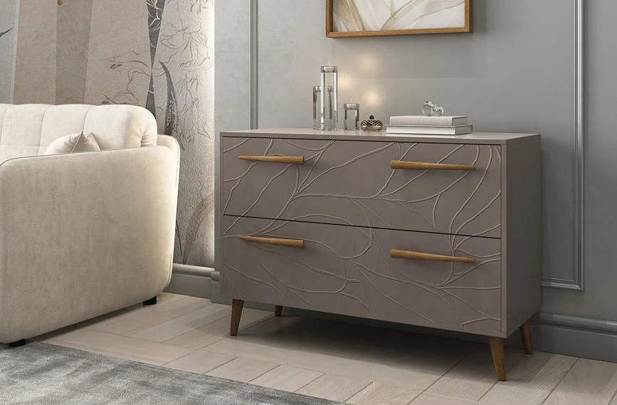Example of commode KMD-014 with handle Bow HL-004 and legs MN-145.2.