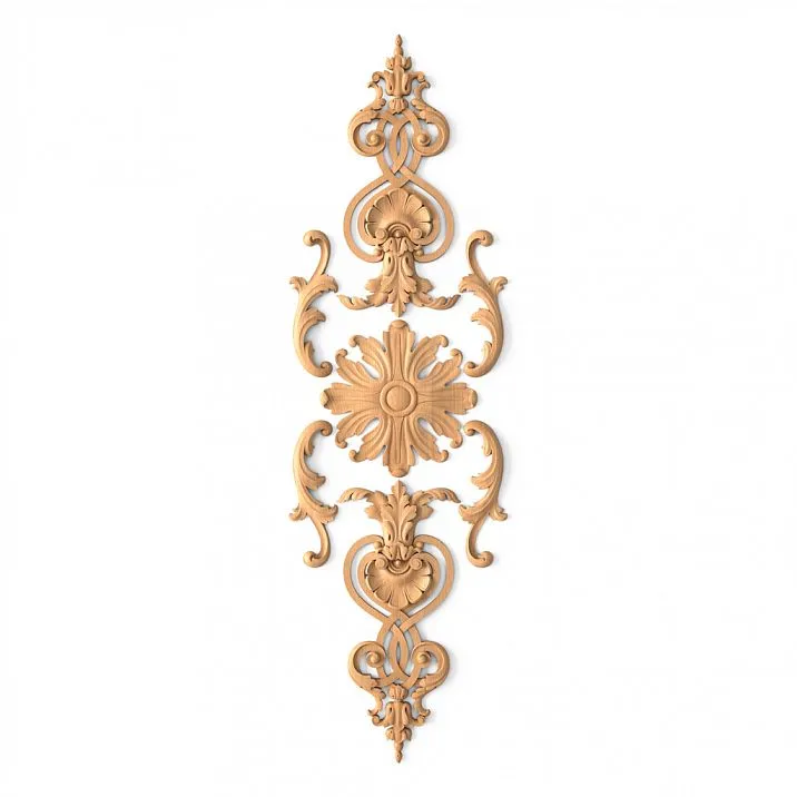 Wooden interior decor set