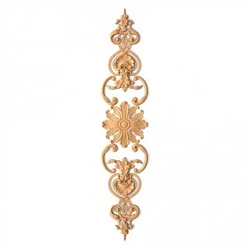 Carved wooden decor set for furniture