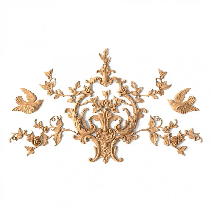 C-047 wooden decor set on a white background