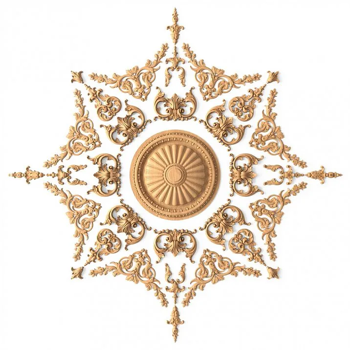 Wall, Ceiling, and Furniture Decorative Overlays Set