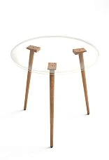 Plate for attaching furniture legs