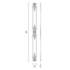 Unique design of the C.VRS-058 set for creating a stylish interior, drawing