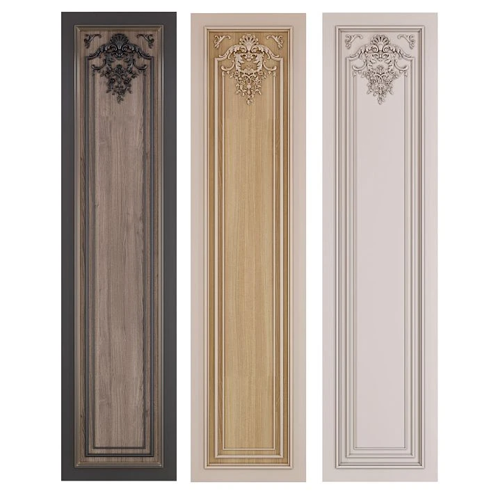 Decor set C.VRS-060 made of beech and oak solid wood photo