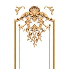 Wooden decor set C.VRS-062 for interior decoration