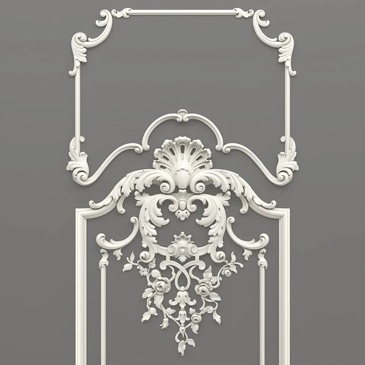 Close-up of polyurethane decorative elements CPU.VRS-056